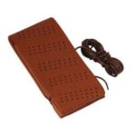 Κάλυμμα Τιμονιού Αυτοκινήτου Ραφτό με Διάμετρο 38εκ. από Δερματίνη Καφέ 12015 Auto Gs