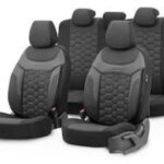 Auto Gs Σετ Καλύμματα Αυτοκινήτου 11τμχ Δερματίνη Γκρι 11813