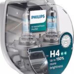 Λάμπες Αυτοκινήτου X-treme Vision Pro150 H4 Αλογόνου 3700K 12V 55W 2τμχ 12342XVPS2 Philips