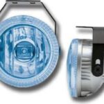 Auto Gs LA-V113 Στρογγυλοί Προβολείς Ομίχλης Αυτοκινήτου LED Universal με Μπλε Φωτισμό 2τμχ 16540