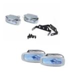 Auto Gs LA-1100 Τετράγωνοι Προβολείς Ομίχλης Αυτοκινήτου Universal με Κίτρινο Φωτισμό 2τμχ 35114