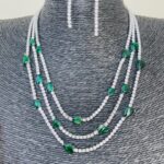 Σετ κολιέ με σκουλαρίκια