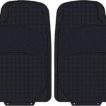 Μπροστινά Πατάκια Universal 2τμχ από Λάστιχο Μαύρα 21009 Auto Gs