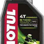 Motul 5100 4T Λάδι Μοτοσυκλέτας για Τετράχρονους Κινητήρες 15W-50 1lt