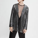 SHINE VINTAGE ΣΑΚΑΚΙ ΜΕ ΜΕΤΑΛΙΖΕ ΥΦΑΣΜΑ ΑΣΗΜΙ