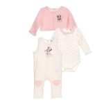 Baby minnie Βρεφικό Σετ 3 τεμάχιων