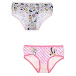 Disney Set 2 παιδικά κυλοτάκια Minnie Mouse, βαμβακερά