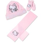 Hello Kitty ΣΕΤ σκουφάκι γάντια κασκόλ