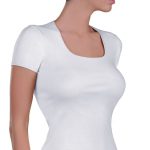 Lord Γυναικεία Φανέλα, σατέν λαιμός, βαμβακερή