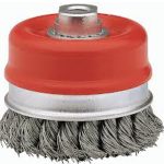 BELLOTA Συρματόβουρτσα καμπάνα γωνιακού Μ14 κοτσίδα 120mm