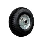 ΡΟΔΑ ΔΙΤΡΟΧΟΥ Φ-300 ΜΕ 6 ΛΙΝΑ ΦΟΥΣΚΩΤΗ ΜΕ ΡΟΥΛΕΜΑΝ & ΜΕΤΑΛΙΚΗ ΖΑΝΤΑ 20mm ΑΞΟΝΑ