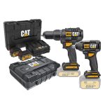 CAT COMBO-07 ΔΡΑΠΑΝΟΚΑΤΣΑΒΙΔΟ ΚΡΟΥΣΤΙΚΟ DX12B + ΜΠΟΥΛΟΝΟΚΛΕΙΔΟ DX72B + ΔΩΡΟ 2 ΚΑΣΕΤΙΝΕΣ + -60% 2 ΜΠΑΤΑΡΙΕΣ 4.0Ah ΜΕ ΔΙΠΛΟ ΦΟΡΤΙΣΤΗ DXK900