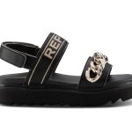 Replay πέδιλο με αλυσίδα Alicante JR jt420004s-0006 Μαύρο χρυσό