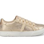 Ugg Australia Δερμάτινα Παιδικά Sneakers 1094487k σε χρυσό χρώμα