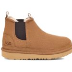 Ugg Παιδικά Μποτάκια Neumel Chelsea 1143706K-CHE σε καφέ χρώμα