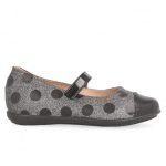 Garvalin Παιδικές Μπαλαρίνες Ανατομικές με Σκρατς Δερμάτινες Μαύρες 181453-A