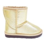 Μποτάκια για κορίτσι Yoshino Kids τύπου UGG 839-18502-37 Gold