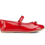 Mayoral Παιδικές Μπαλαρίνες εφέ λουστρίνι κορίτσι 22-47343-050 Κόκκινο