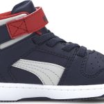 Puma Αθλητικά Παιδικά Παπούτσια Μπάσκετ Rebound Layup SL V Μπλε 370489-11