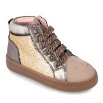 Garvalin 231542-B Παιδικό Μποτάκι για Κορίτσι σε Χρυσό χρώμα