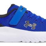 Under Armour BPS Surge 4 AC Παιδικά Παπούτσια για Τρέξιμο Μπλε 3027104-400