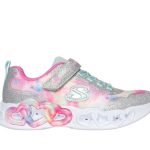 Skechers Παιδικά Sneakers Infinite Heart Lights με Φωτάκια για Κορίτσι Silver 303753L-SMLT