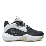 Under Armour Αθλητικά Παιδικά Παπούτσια Μπάσκετ GS Lockdown 7 Λευκό - Μαύρο 3028514-002