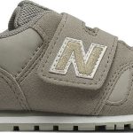 New Balance Παιδικά Sneakers Classics Infant με Σκρατς για Αγόρι Γκρι KV373GUI