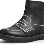 Camper Παιδικά Μποτάκια Twins με Φερμουάρ K900330-001 σε Μαύρο χρώμα