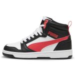 Puma παιδικά sneaker Rebound V6 Mid 393831-16 σε Μαύρο - Λευκό Χρώμα