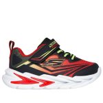 Skechers παιδικά αθλητικά με φωτάκια για αγόρια Μαύρα - Κόκκινα 400139N-BKRD