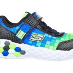 Skechers Παιδικό Sneaker με Σκρατς για Αγόρι Μαύρο 402205N-BBLM