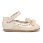 Mayoral Παιδικές Μπαλαρίνες από Λουστρίνι Δέρμα 25-41626-026 Εκρού