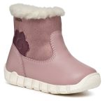 Geox Παιδικά Μποτάκια Respira Ροζ B4658B 0BCBL C8AF8 με εσωτερική επένδυση