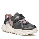 Geox Παιδικά Sneakers Ανατομικά με Σκρατς για Κορίτσι B465QA 0AJAS C0952 σε Γκρι χρώμα