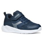 Geox Παιδικά Sneakers Ανατομικά με Σκρατς Μπλε J55GBA 0BC14 C4002