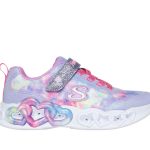 Skechers Παιδικά Sneakers Infinite Heart Lights με Φωτάκια για Κορίτσι Lavender 303753L-LVMT