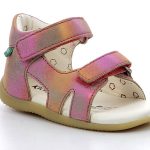 Kickers Παιδικά Πέδιλα Binsia 2 Ανατομικά ΙΡΙΔΙΖΟΝ 860599-10-133