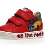 FALCOTTO LIUT VL - Sneaker Δερμάτινο Με έγχρωμη εκτύπωση Κόκκινο 2016204011Η06