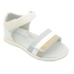 IQ Shoes Lacta-180 White Παιδικά Πέδιλα Λευκά για Κορίτσι