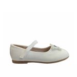 IQ Shoes Παιδικές Μπαλαρίνες Ανατομικές με Σκρατς Λευκές Electra-180 White