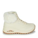Skechers Uno Rugged Γυναικεία Μποτάκια με Γούνα Μπεζ 167274-NAT