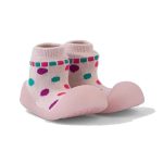 Big Toes Παιδικά παπούτσια Αγκαλιάς Chameleon NewPolka Pink